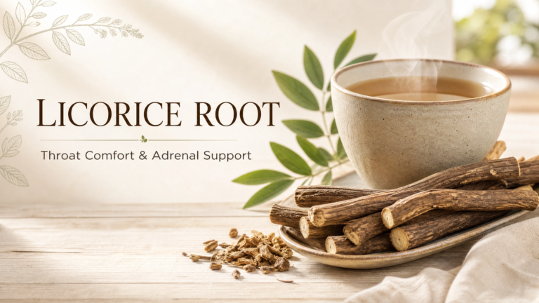Licorice Root: Soothe Throat & Support Adrenal Health