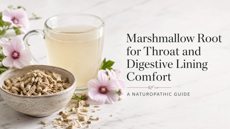 Soothe & Protect: Marshmallow Root for Throat & Gut Lining