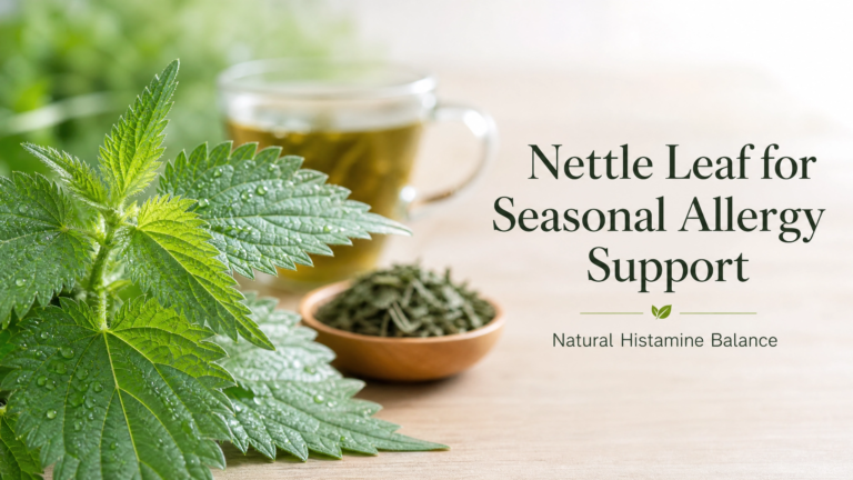 Nettle Leaf: Natural Histamine Balance for Allergies