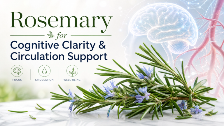 Boost Brain & Blood Flow Naturally with Rosemary