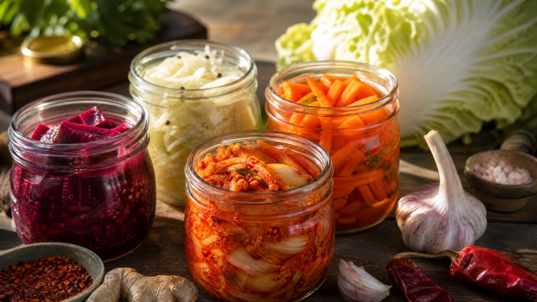 Unlock Gut Health: Fermented Veggies & Natural Probiotics